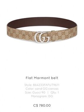Men’s Gucci Belt